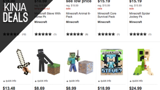 Adorn Your Desk With Discounted Minecraft Toys